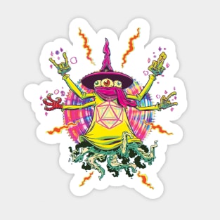 Tentacle Wizard Sticker